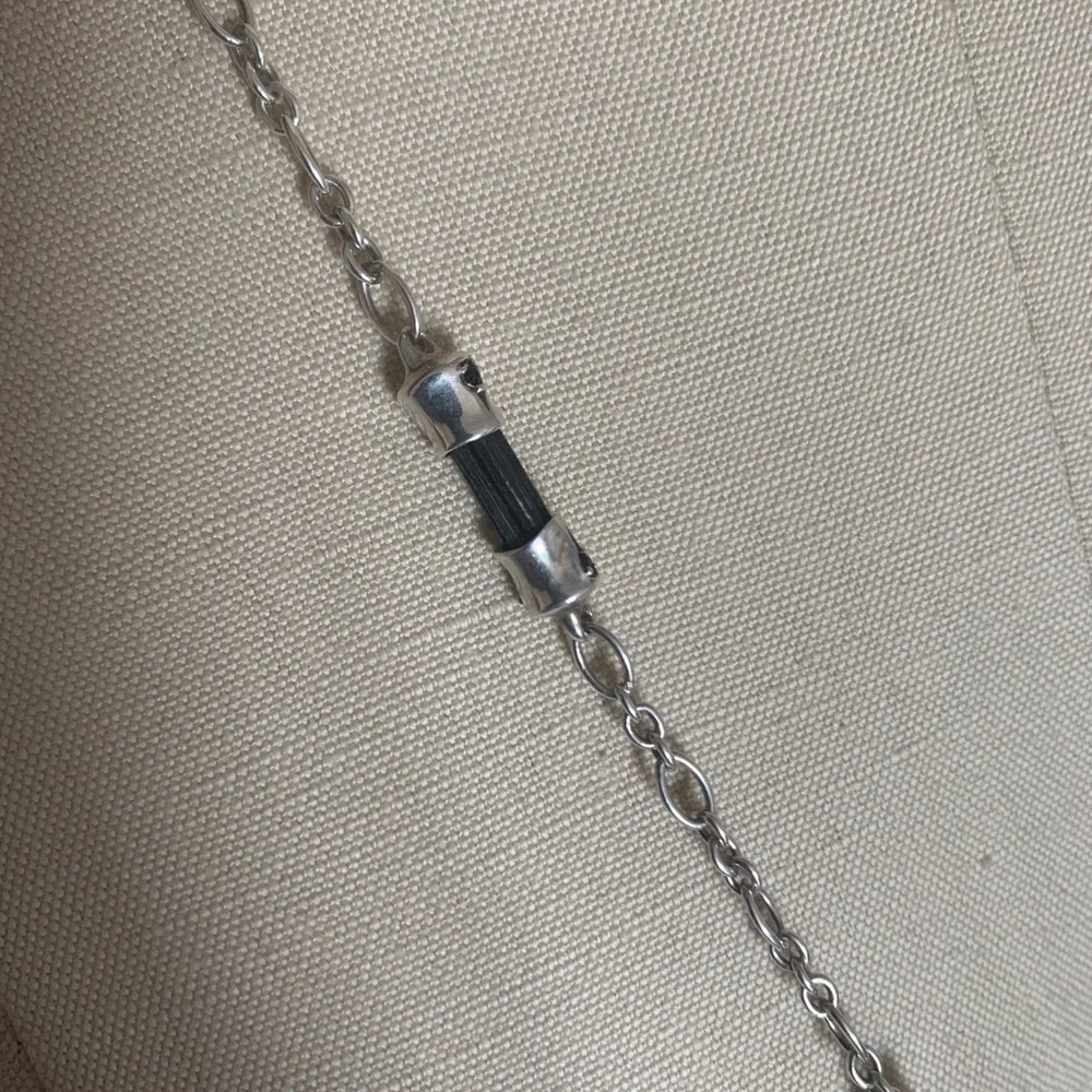 John Hardy Bamboo Station Link Necklace - Picture 3 of 6
